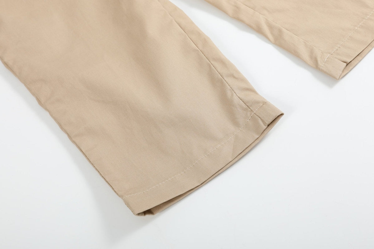 White Football Truck Shirt and Brown Pants Set