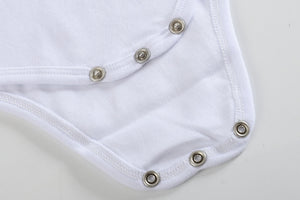 White Organic Cotton Short Sleeve Bodysuit